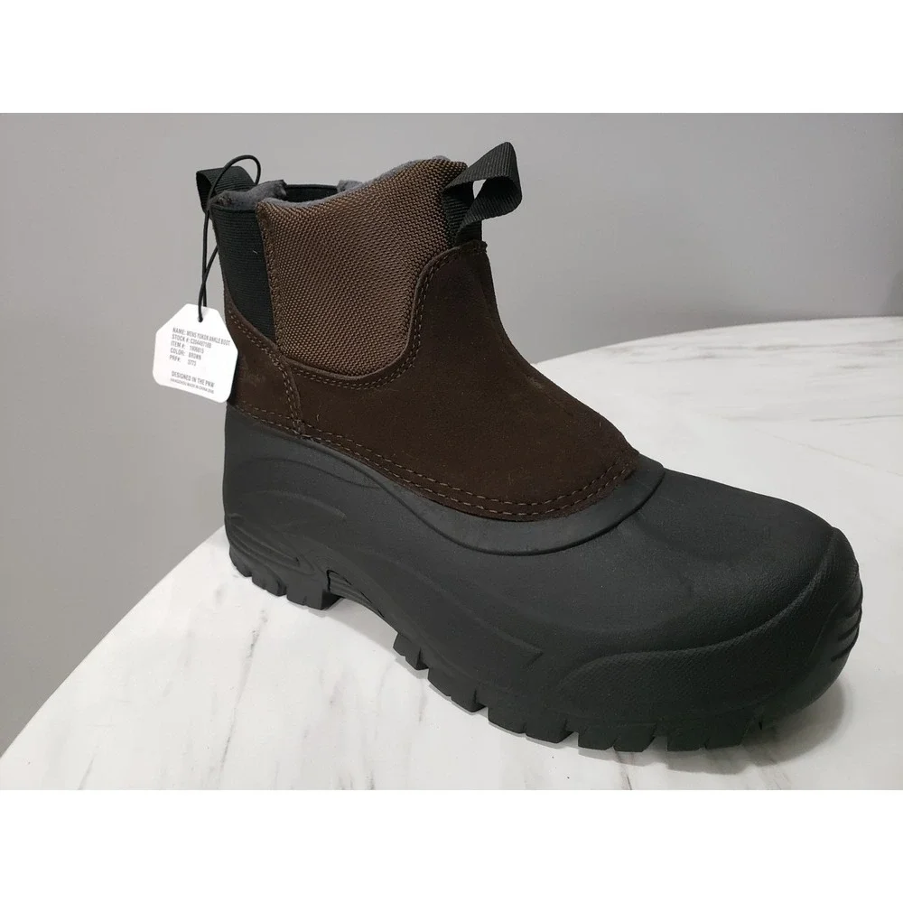 NEW NO BOX SIZE 13 Staheekum‎ Men's YUKON Boot MENS BROWN WATERPROOF